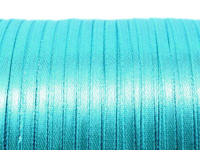Satinband in aquamarine 3 mm 10 m