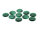 Cateye Cabochons in waldgrün 12mm 10 Stück