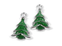 Anhänger "Tannenbaum" silberfarben und...