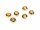 flache Zwischenperlen in goldfarben 6 mm 20 Stück