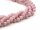 marmorierte Glasperlen in rosa-grau 6 mm 40 Stück