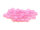 flachrunde Glasperlen in pink 8 mm 40 Stück