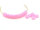 flachrunde Glasperlen in pink 8 mm 40 Stück