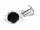 Manschettenknöpfe aus Messing in silberfarben für 18 mm Cabochons 2 Stück