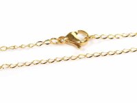 fertige Gliederkette aus 304 Edelstahl  in goldfarben...