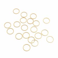 schlichte Ringe aus Messing unbeschichtet 14 mm 20...