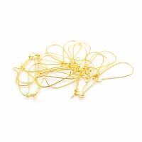 20 goldfarbene Kidney-Ohrhaken
