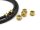 20 Zwischenperlen in antik goldfarben, 6,5 mm