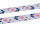 Elastisches Band mit pastelligem Blumenprint 1 m