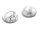 marmorierte Cabochons aus Howlith 10 mm 2 Stück