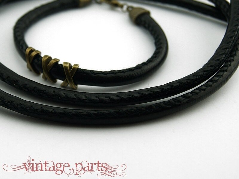 1 m dickes Band schwarz weiches Kunstleder