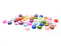 40 Cabochons in Perlenimitat, 10 mm
