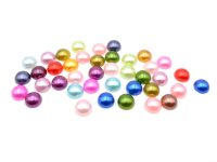 40 Cabochons in Perlenimitat, 10 mm