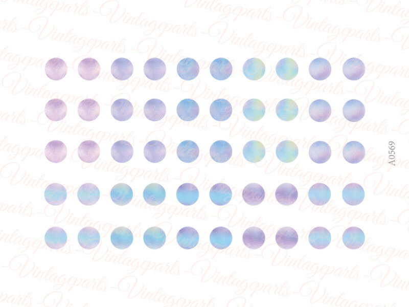 Motivbogen Feenglanz für runde 8 mm Cabochons