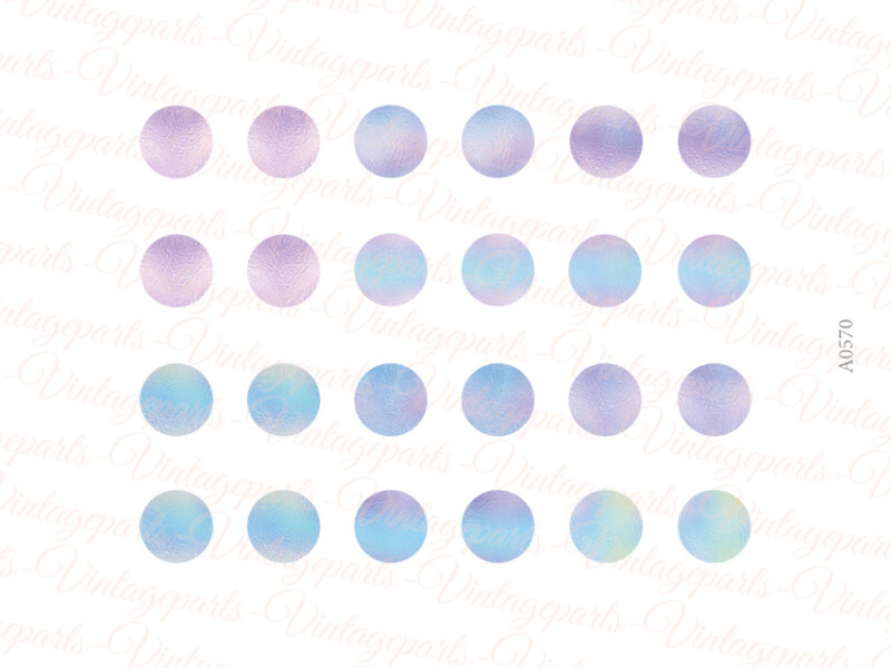 Motivbogen Feenglanz für runde 12 mm Cabochons