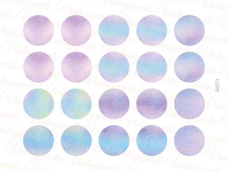 Motivbogen Feenglanz für runde 20 mm Cabochons
