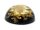 Cabochon aus schwarzem Harz mit einer echten gelben Blume 18 mm 1 Stück