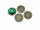 4 Fassungen in antik Bronze für 25mm Cabochons