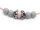 Perlkappe Blume 925 Silber massiv 11 mm