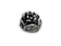 925 Sterling Silber Perlkappe Rose 8 mm 1 Stück