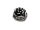925 Sterling Silber Perlkappe Rose 8 mm 1 Stück