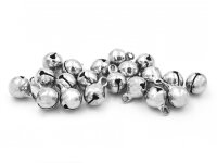 Glöckchen mit Aufhängung in platinfarben 11 mm...
