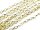 4 m grobe Gliederkette goldfarben
