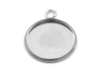 Fassungen aus 304 Edelstahl 20 mm in Platinfarben 4...