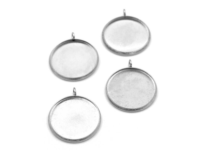 Fassungen aus 304 Edelstahl 20 mm 4 Stück