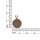 Fassungen Antik Bronze Messing 10 mm mit Hasenohren-Doppelöse