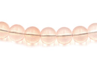 durchscheinende Glasperlen in beige 12 mm 20 Stück