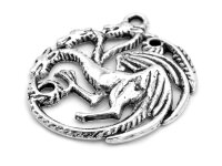 Rahmenanhänger mit einem dreiköpfigen Drachen...