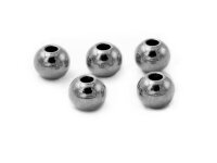 schlichte Zwischenperlen in gunmetal 4 mm 100 Stück