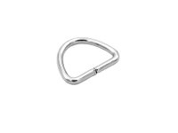 Ringe in D-Form aus 304 Edelstahl 10er Set