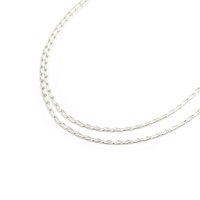fertige Kette mit langen Gliedern aus 925 Sterling Silber...