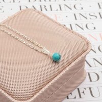 fertige Kette mit langen Gliedern aus 925 Sterling Silber...