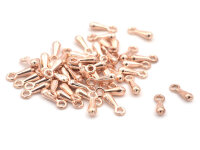 Anhänger in Tropfenform in roségoldfarben 7,5...