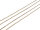 fertige Gliederketten mit flachen Gliedern in antik bronzefarben 50 cm 2er Set