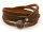 langes Lederarmband in braun