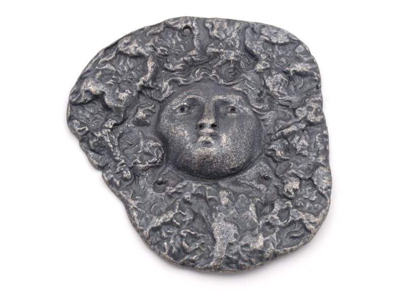Anhänger Medusa in gunmetall ein Stück