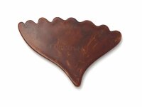 Meerjungfrau Flosse aus Bakelit in braun marmoriert 7 x 5 cm