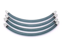 Verbinder aus Kunststoff in petrol gefrostet mit...