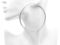 Creolen aus 925 Sterling Silber 85 mm 2er Set