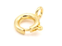 Federringe aus Messing in goldfarben 6 mm 10 Stück
