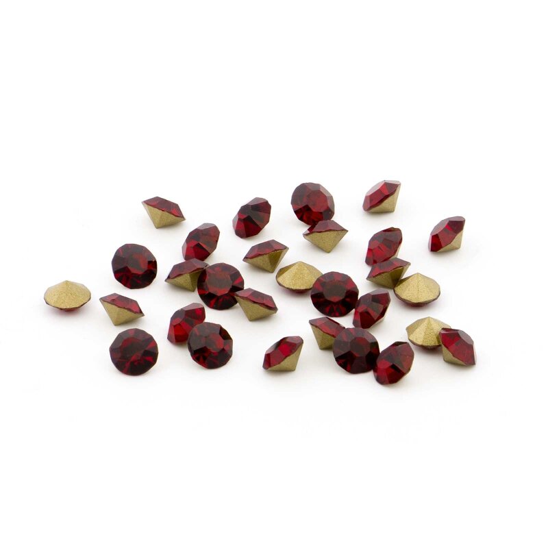 Strasssteine Rubin Rot 4,6-4,8mm 30 Stück