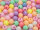 Acrylperlen im Pastell Farbmix 8 mm 50 Stück