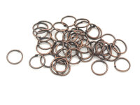 Biegeringe in antik kupferfarben 8 mm 100 Stück