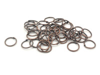 Biegeringe in antik kupferfarben 8 mm 100 Stück