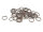 Biegeringe in antik kupferfarben 8 mm 100 Stück