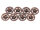 Steampunk Verbinder Zahnrad in antik kupferfarben 8er Set